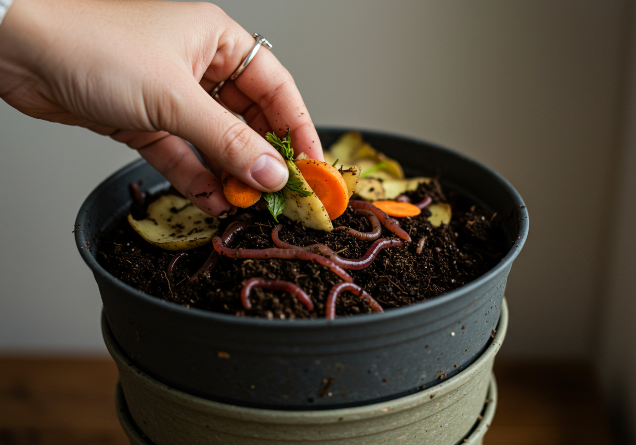 Worm Your Way to Zero Waste: A Renter-Friendly Guide to Small-Space Vermicomposting
