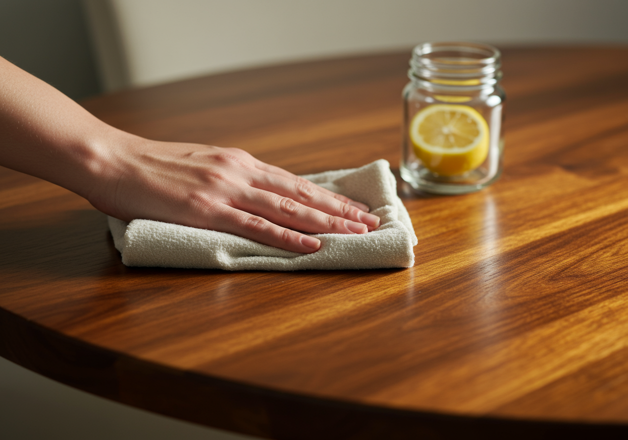 DIY Toxin-Free Furniture Polish: Shine Your Rental with Olive Oil & Lemon
