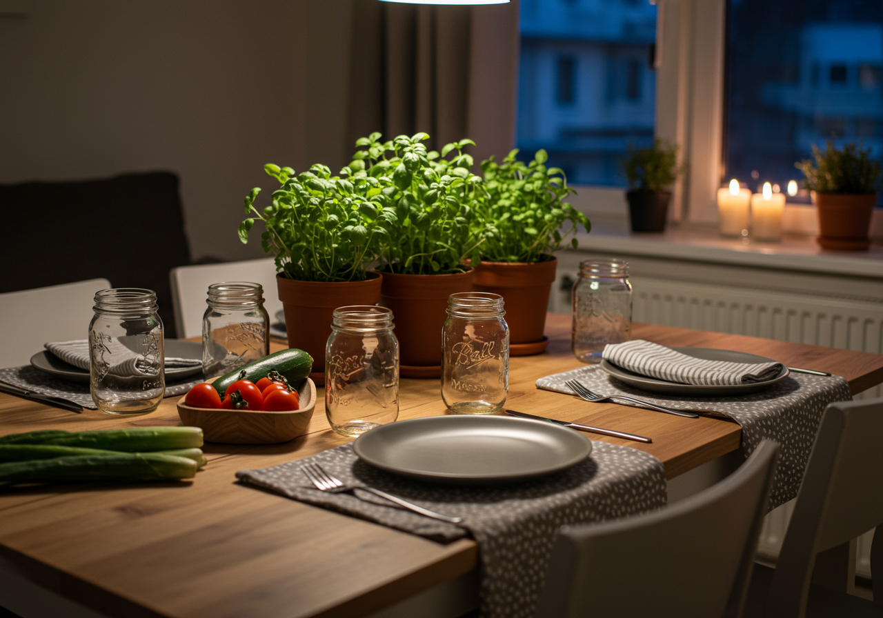 Zero-Waste Dinner Party: Eco-Friendly Entertaining in Your Small Apartment