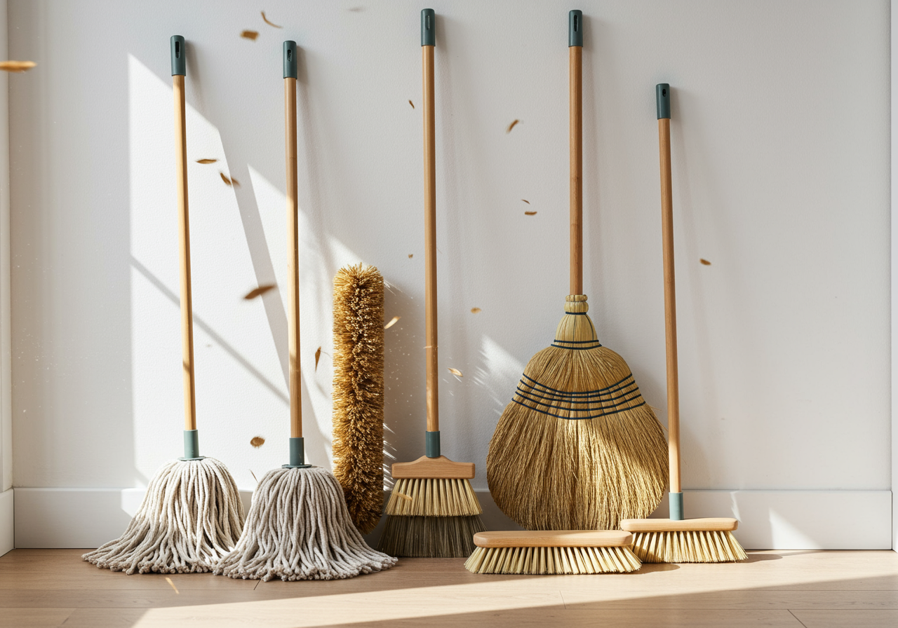 Eco-Friendly Cleaning: The Best Sustainable Mops and Brooms for Renters