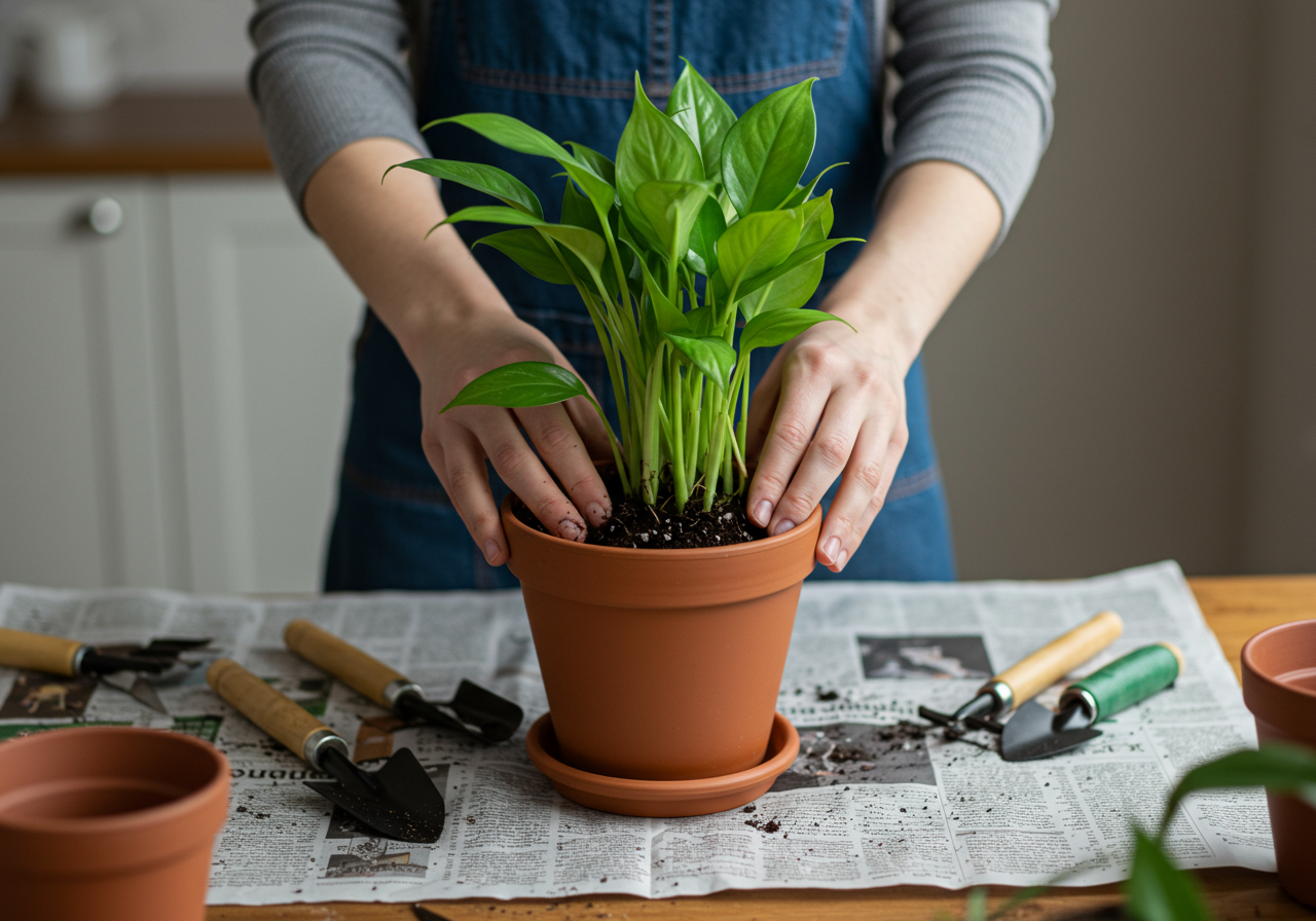 Mess-Free Repotting: A Renter's Guide to Happy Houseplants