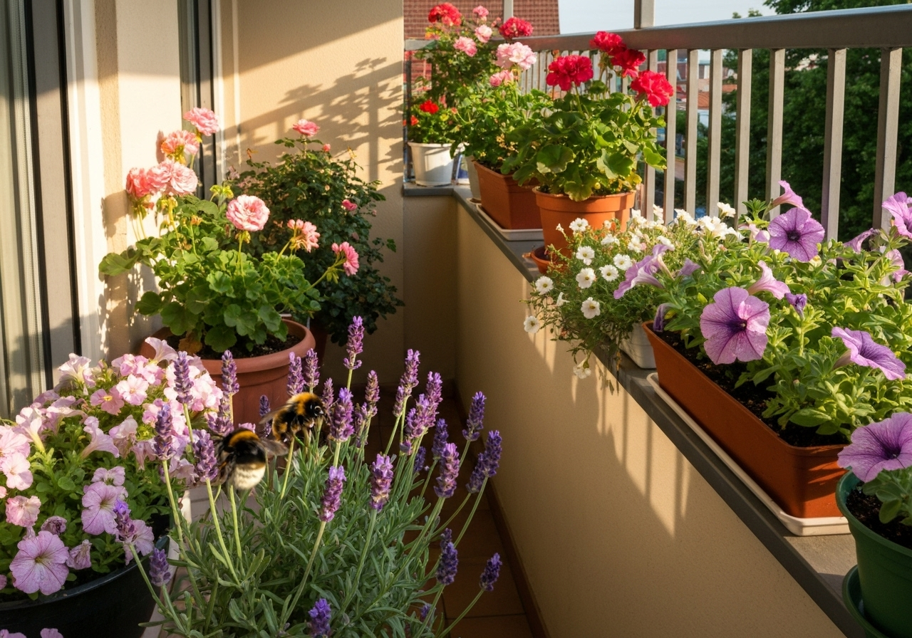 How to Create a Pollinator-Friendly Balcony Garden (Even in a Tiny Apartment)