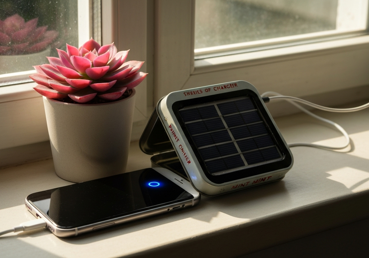 How to Build a Simple Solar-Powered Phone Charger (Even in an Apartment!)