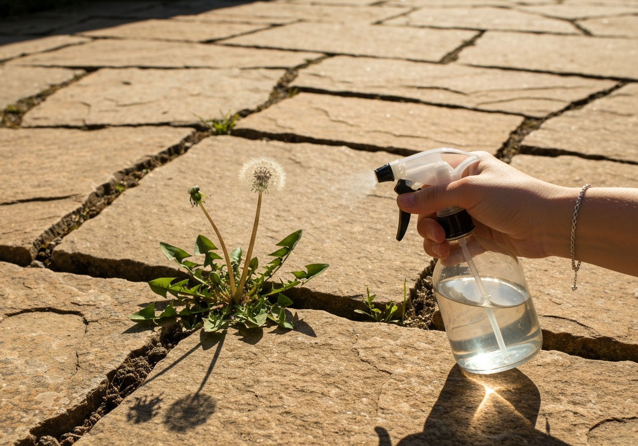 DIY Natural Weed Killer: Banish Patio Weeds the Renter-Friendly Way